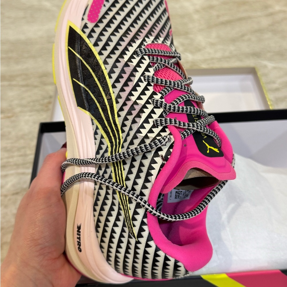 PUMA Womens Lemlem X Velocity Nitro 2 Running Sneakers Shoes